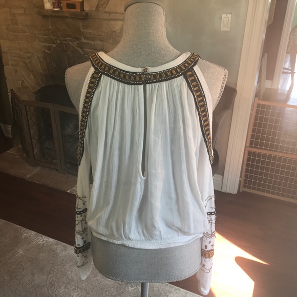 Free People beaded blouse size XS - Picture 4 of 8